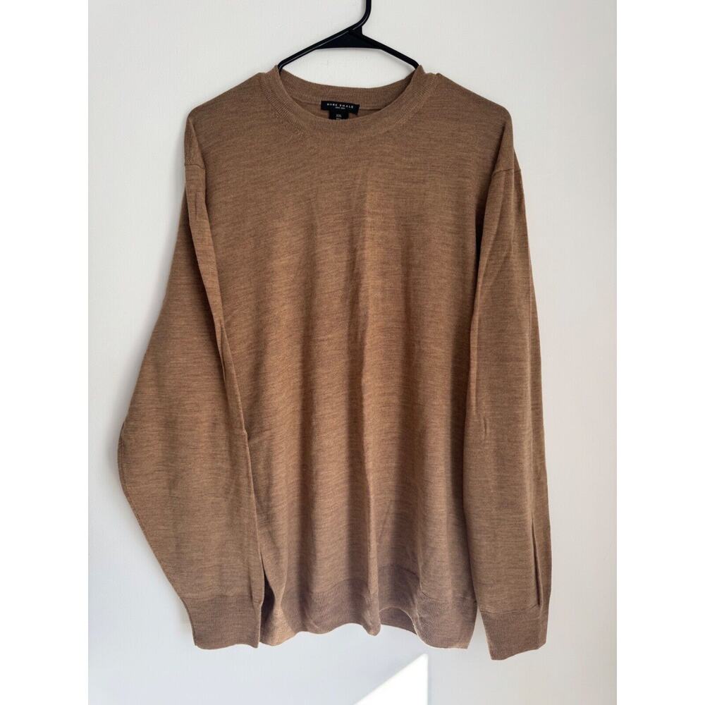 Mark Shale Sweater 100% Merino Wool Pullover Long Sleeve